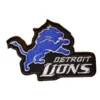 Detroit Lions Blue Lion Jump Logo Patch