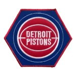 Detroit Pistons 1979-95 Hexagonal Logo Emboidered Patch