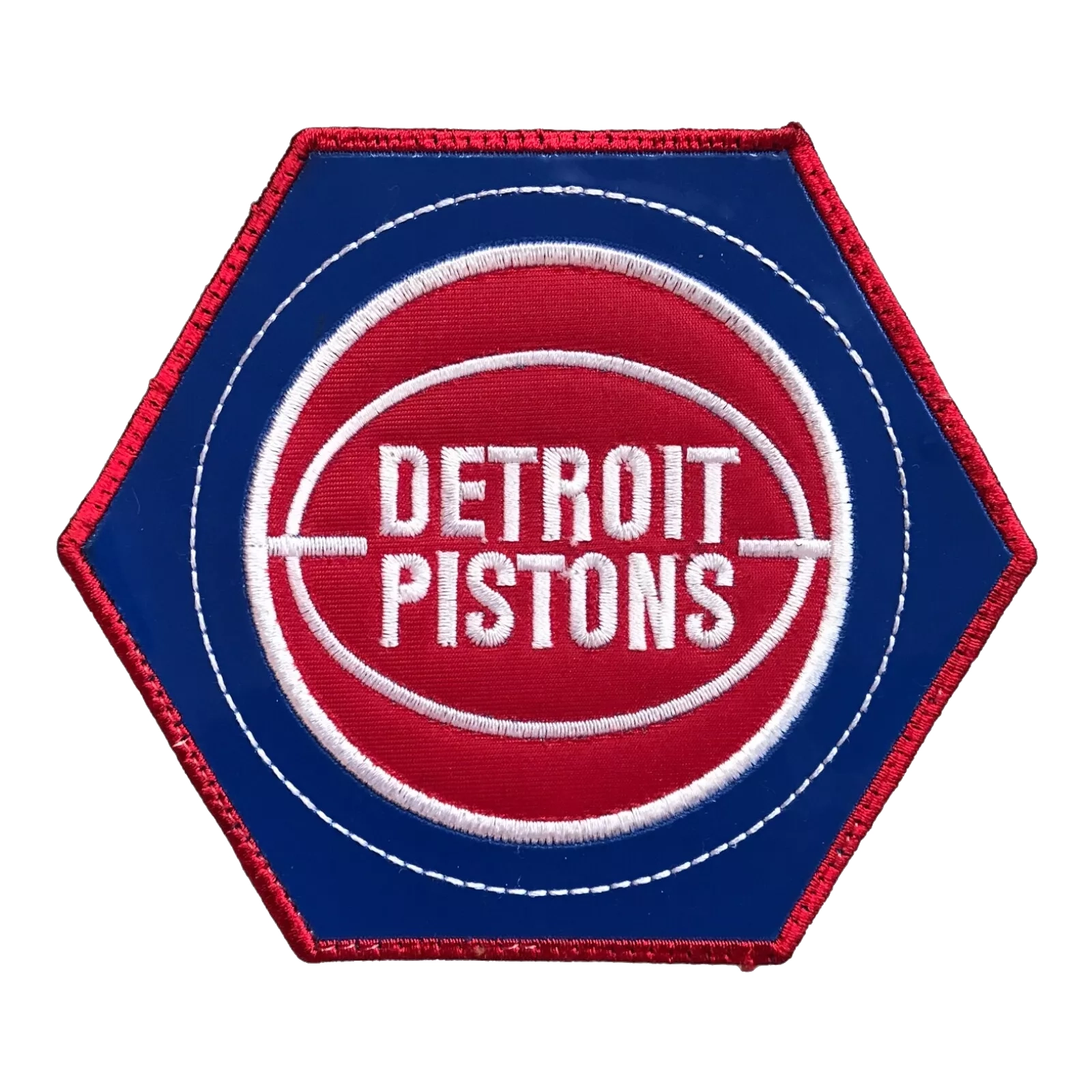 Detroit Pistons 1979-95 Hexagonal Logo Emboidered Patch
