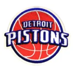 Detroit Pistons Classic Logo Embroidered Patch