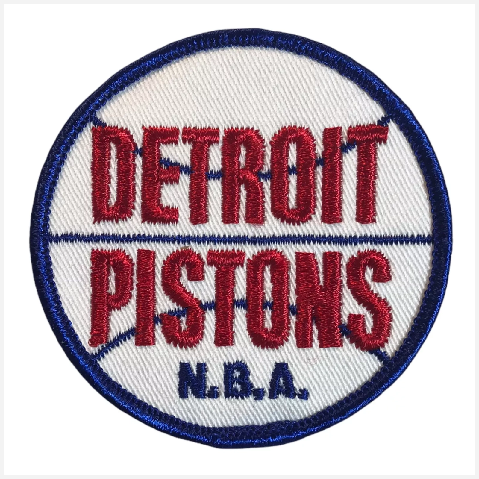 Detroit Pistons NBA Round Logo Patch