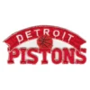 Detroit Pistons Rero Script Logo Patch