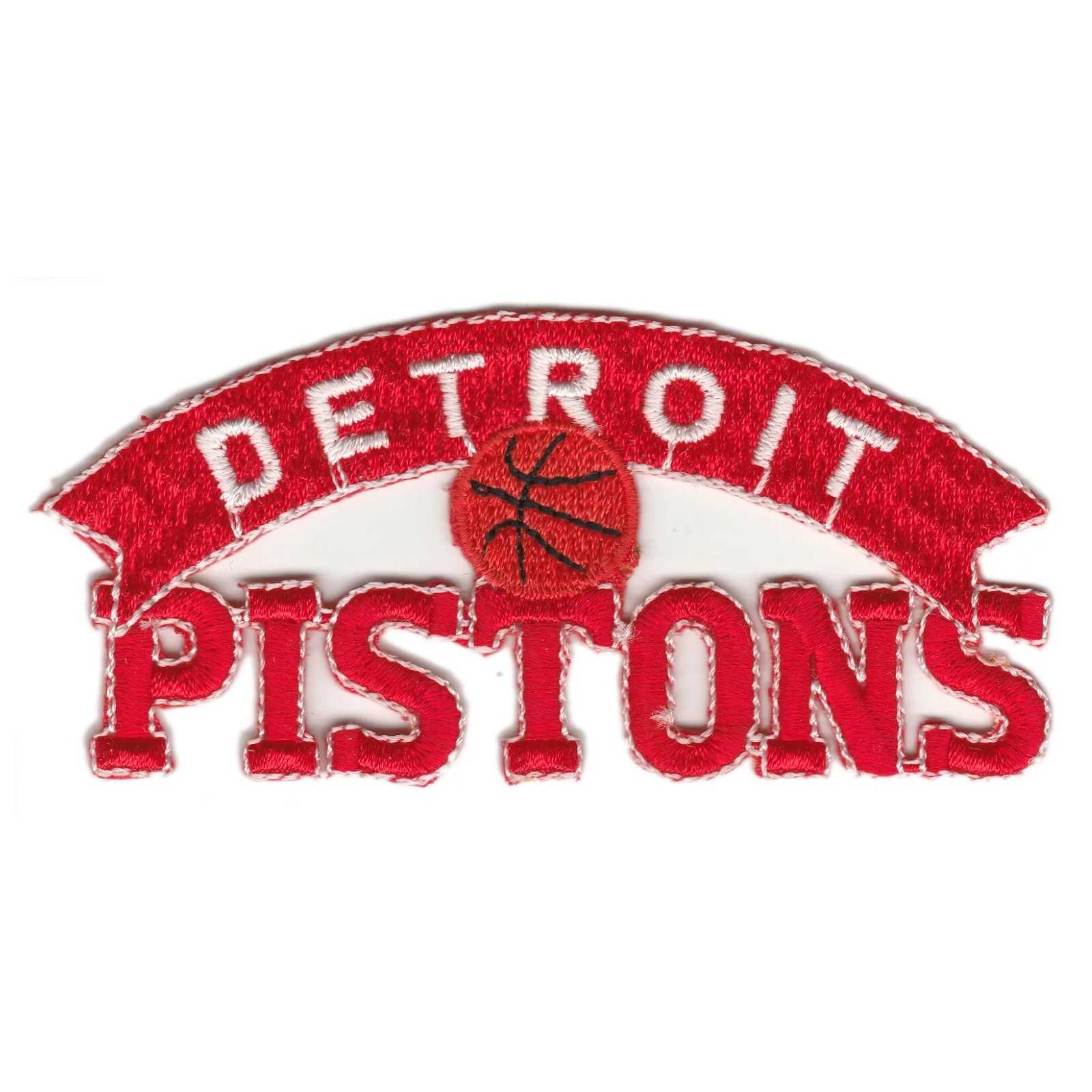 Detroit Pistons Rero Script Logo Patch