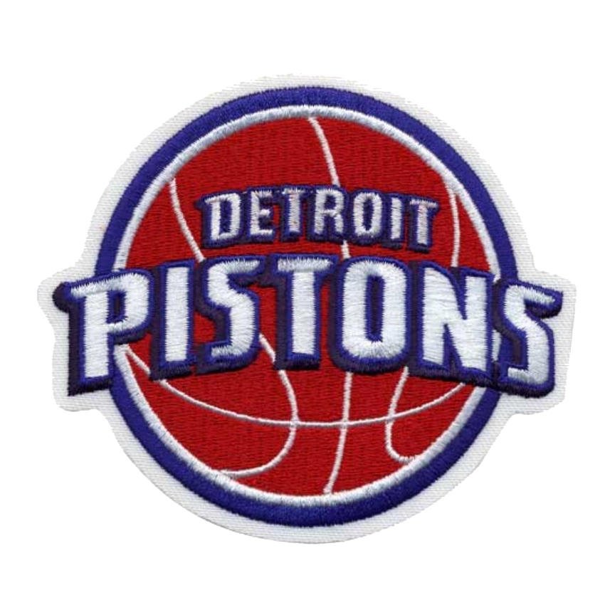 Detroit Pistons Retro Round Logo Patch