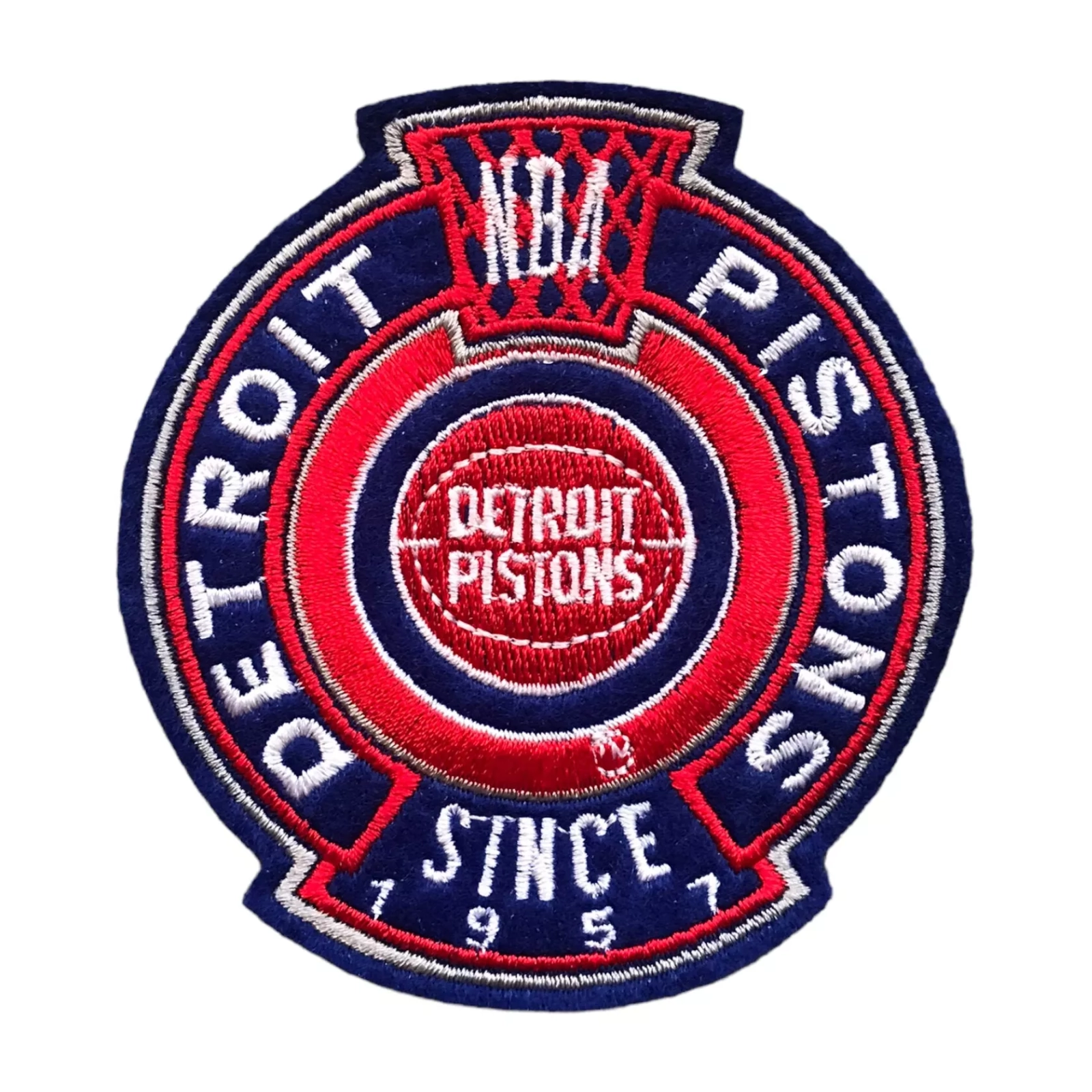 Detroit Pistons "Since 1957" Logo Patch