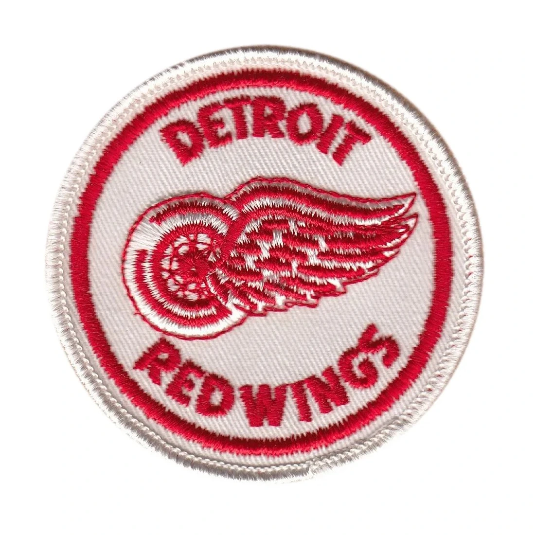 Detroit Red Wings Red Round Logo Patch