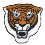 Detroit Tigers Angry Tiger Mascot Head Patch