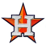 Houston Astros H Star Logo Embroidered Patch