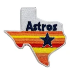 Houston Astros Retro Rainbow Texas State Patch