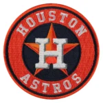 Houston Astros Round Star H Team Logo Patch