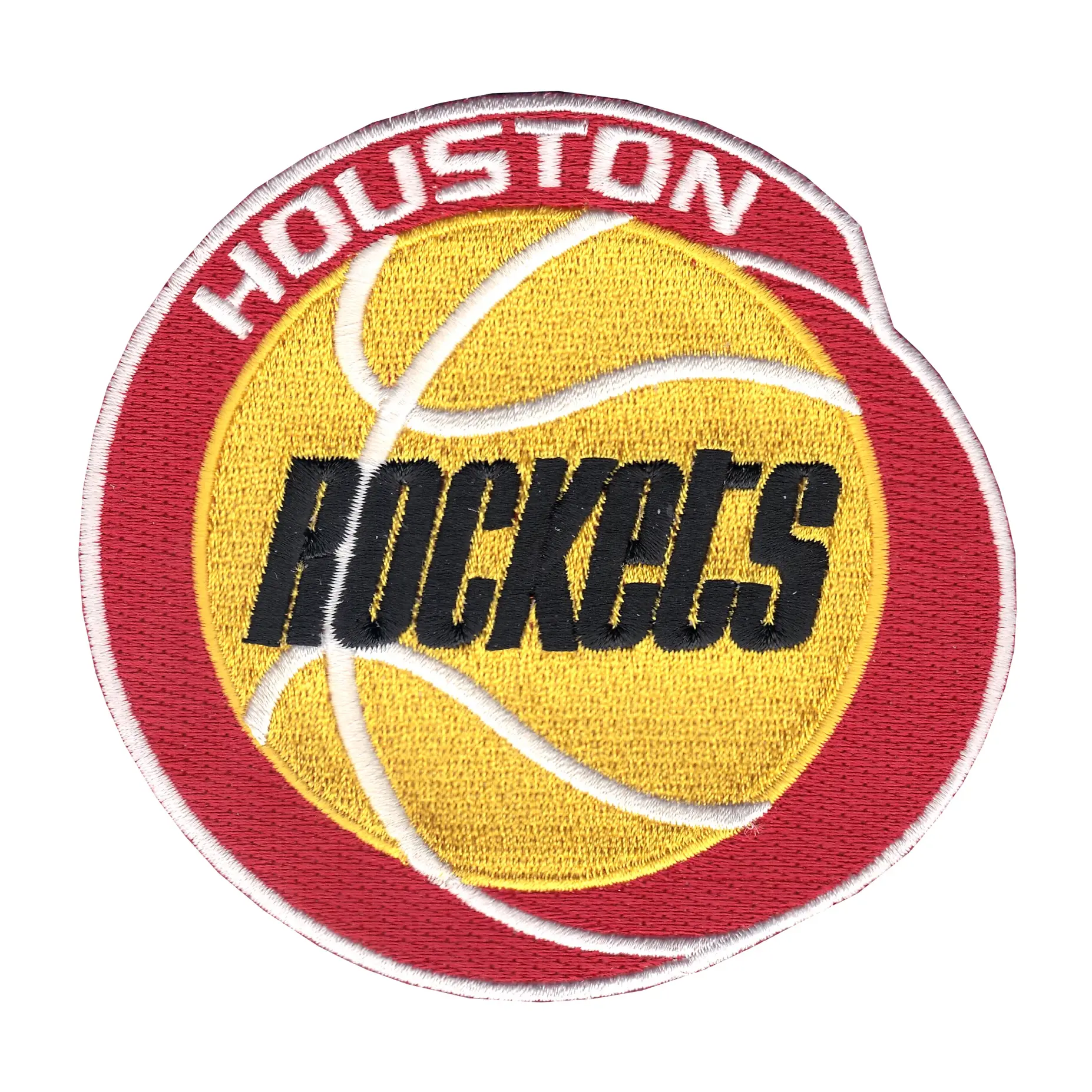 Houston Rockets Script Ball Logo Patch