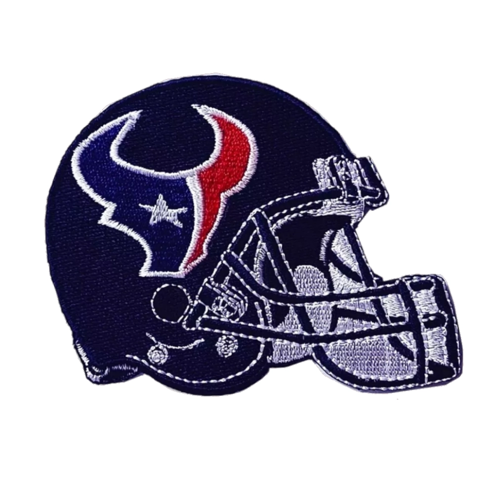 Houston Texans Bull Helmet Logo Patch