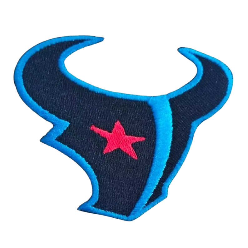 Houston Texans Retro Bull Logo Patch