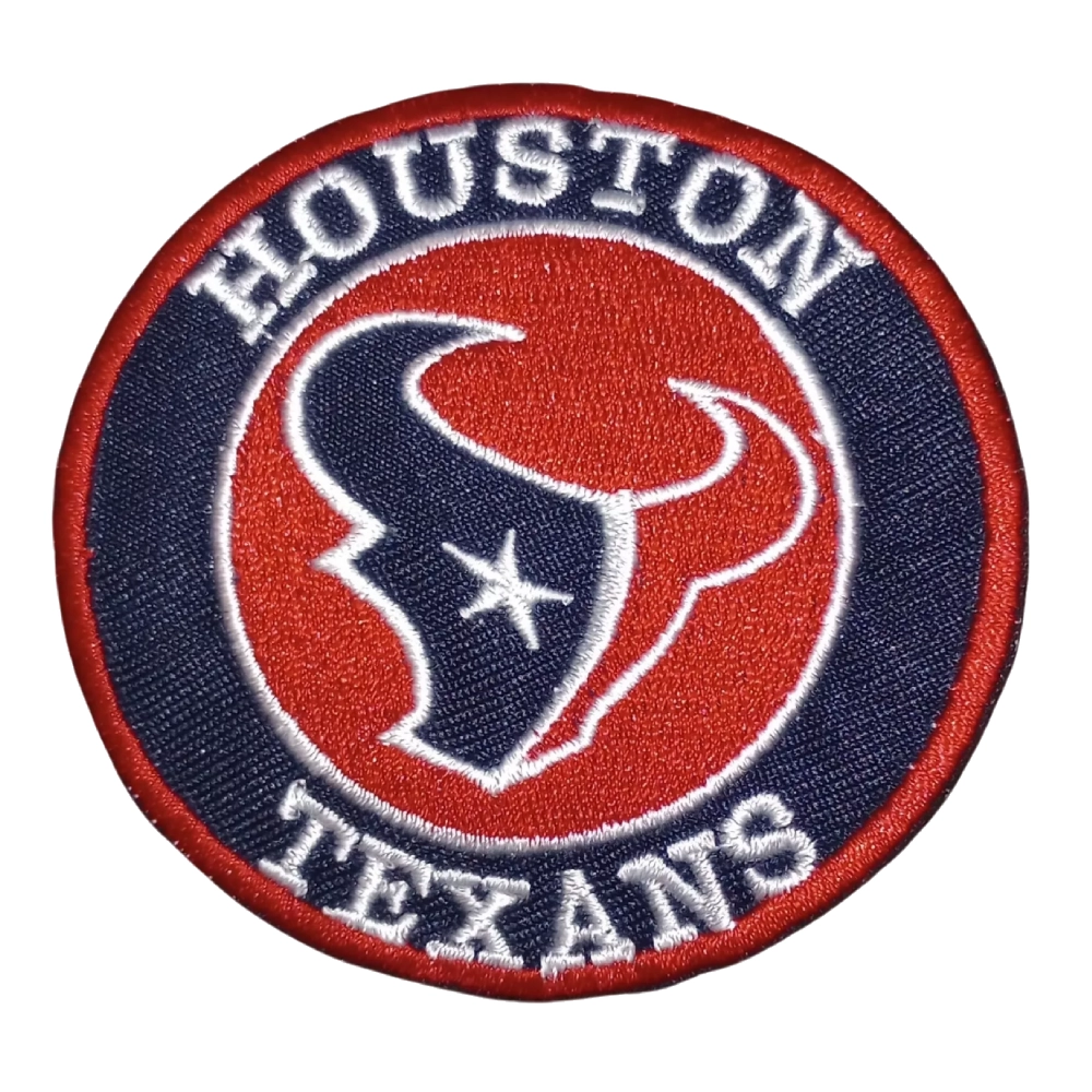 Houston Texans Round Red Logo Patch