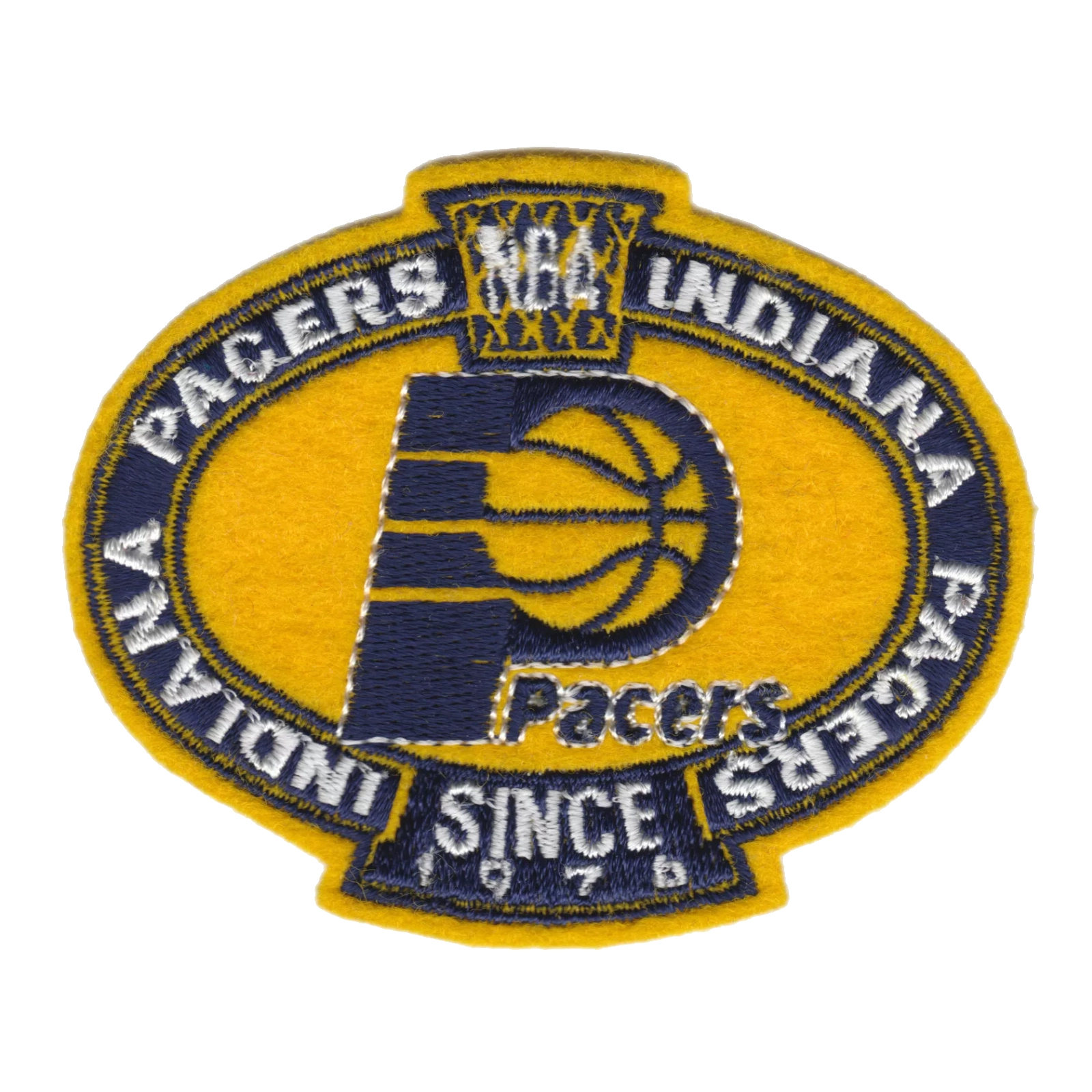 Indiana Pacers Retro Team Logo Embroidered Patch
