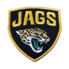 Jacksonville Jaguars "JAGS" Text Shield Logo Patch