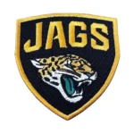 Jacksonville Jaguars "JAGS" Text Shield Logo Patch