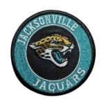 Jacksonville Jaguars Round NFL Team Logo Patch