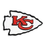 Kansas City Chiefs Classic White Arrowhead Logo Patch
