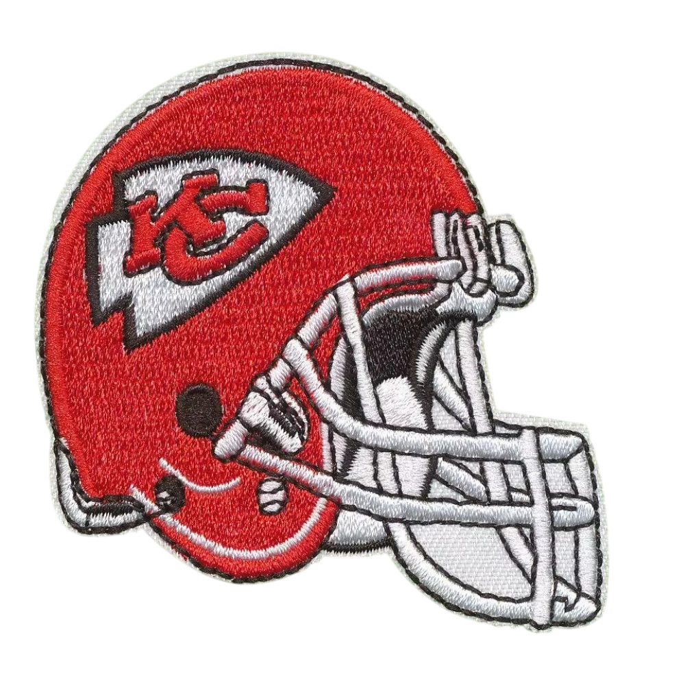 Kansas City Chiefs Vinatge KC Helmet Logo Patch
