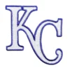 Kansas City Royals White KC Logo Patch