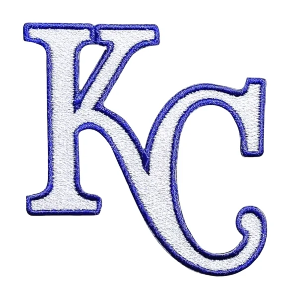 Kansas City Royals White KC Logo Patch