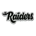 Las Vegas Raiders Retro Script Logo Patch