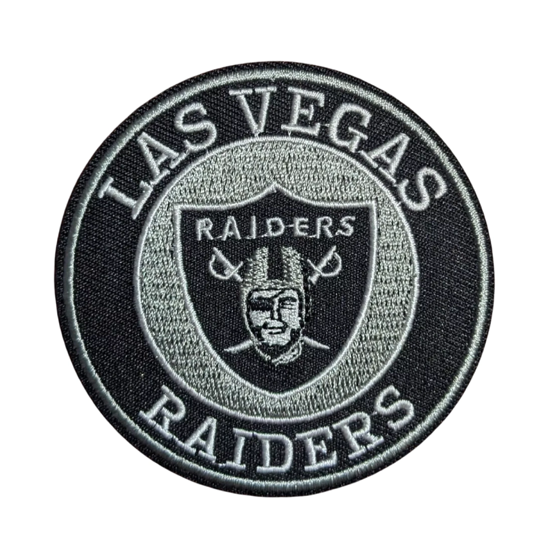 Las Vegas Raiders Round Team Logo Patch