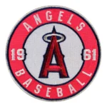 Los Angeles Angels 1961 Baseball Pink Round Patch