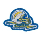 Los Angeles Chargers Helmet Lightning Logo Patch