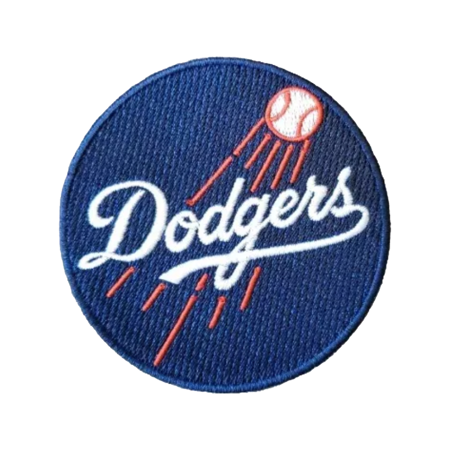Los Angeles Dodgers Round Script Logo Patch