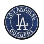 Los Angeles Dodgers Vintage LA Round Logo Patch