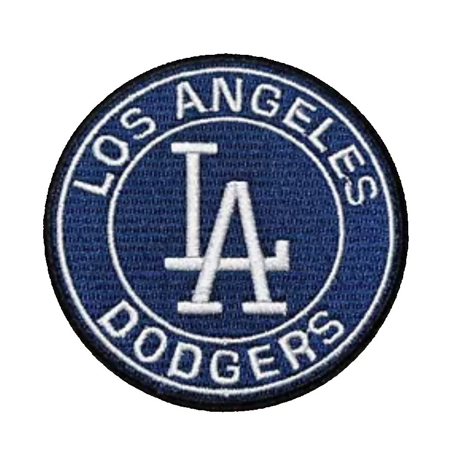 Los Angeles Dodgers LA Round Logo Patch