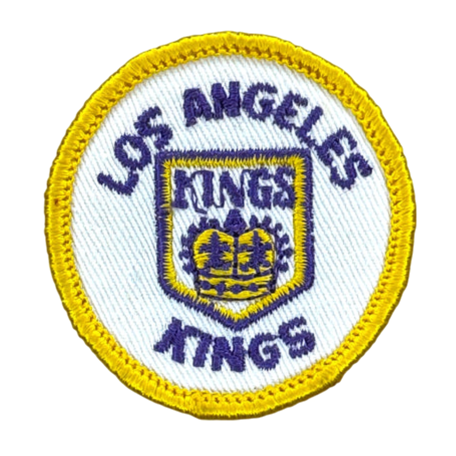 Los Angeles Kings Vintage Round Shield Logo Patch