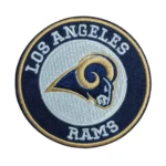 Los Angeles Rams Round Navy Logo Patch