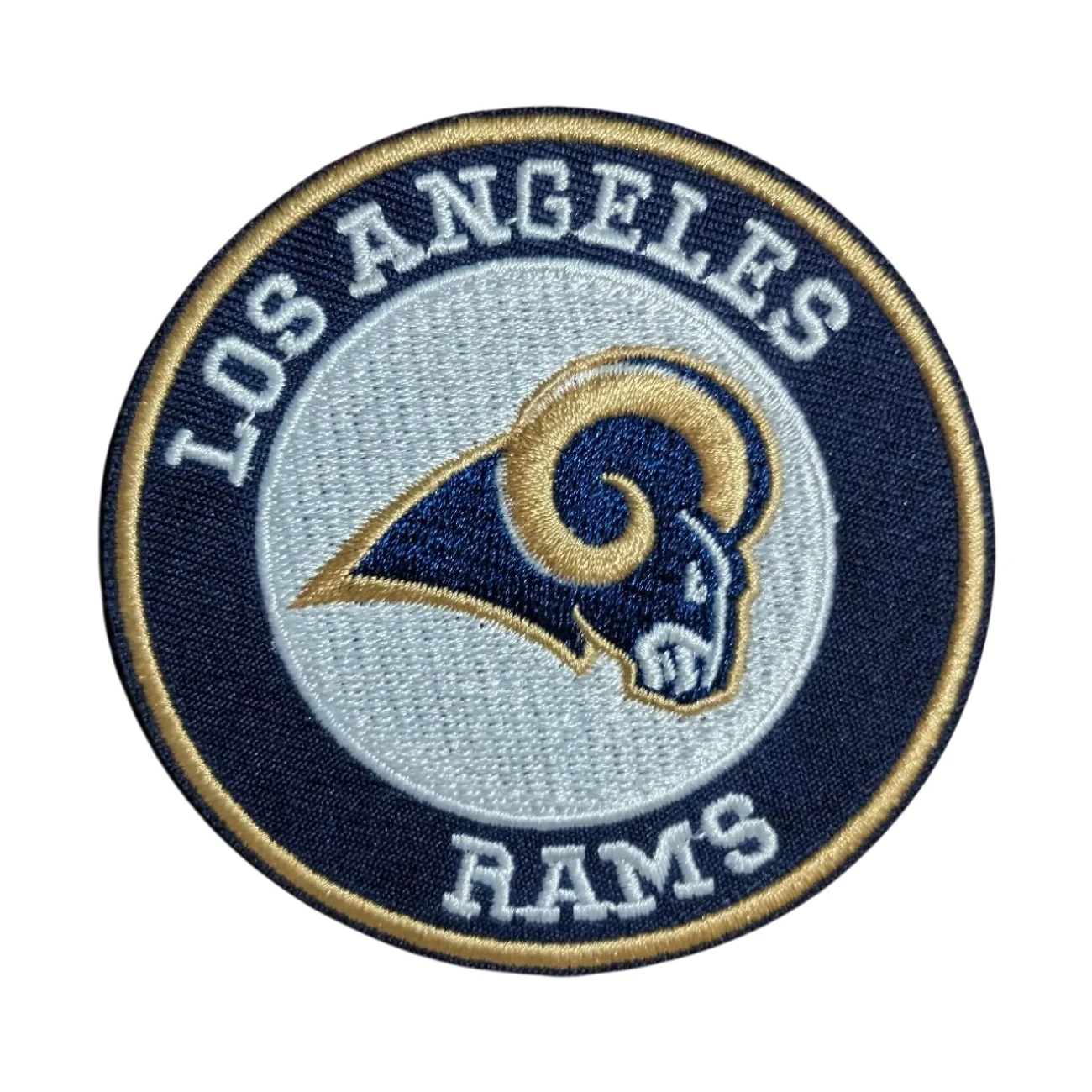 Los Angeles Rams Round Navy Logo Patch