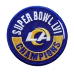 Los Angeles Rams Round Super Bowl LVI Champions Patch