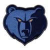 Memphis Grizzlies bear face logo patch