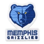 Memphis Grizzlies Official Logo Embroidered Patch