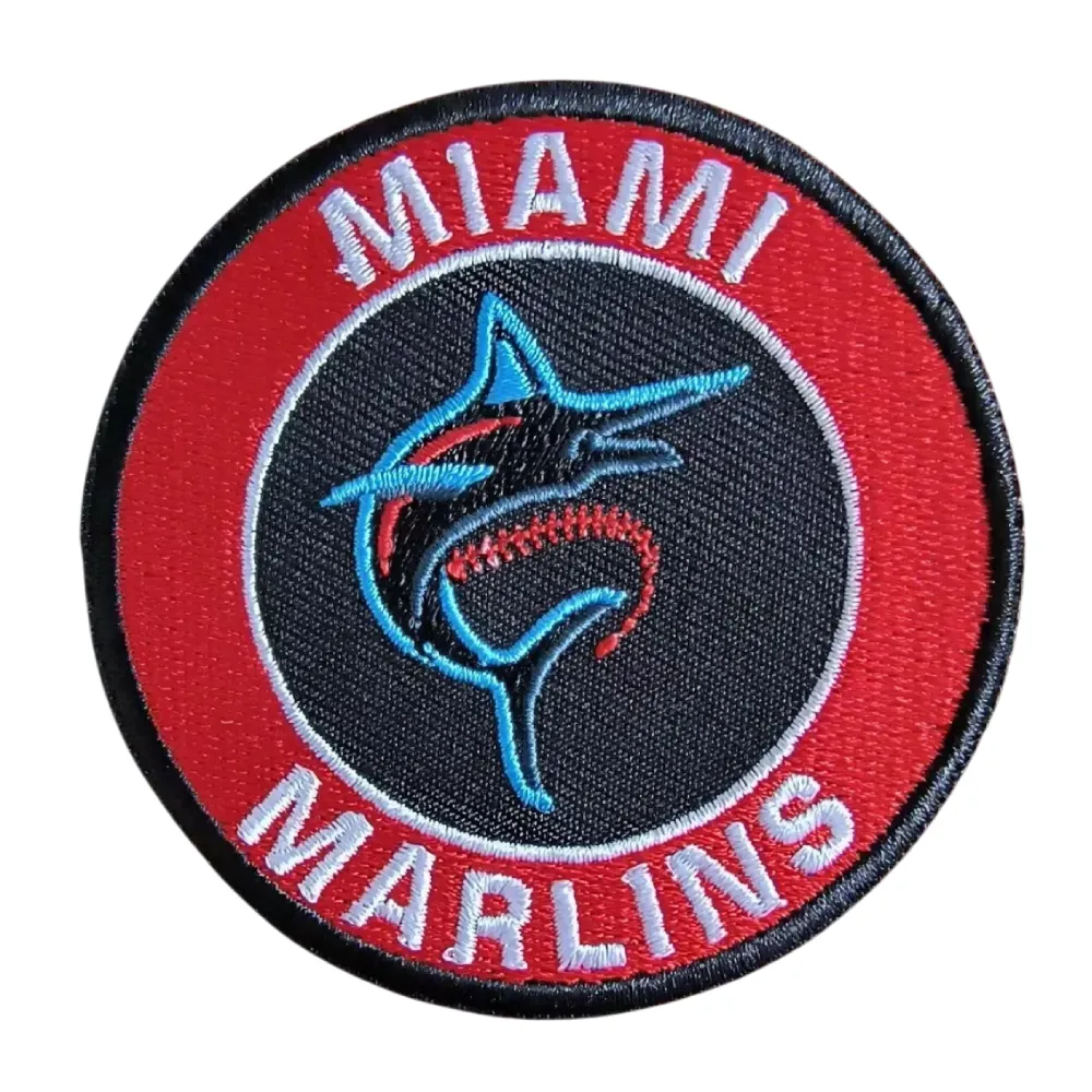 Miami Marlins round logo patch