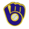 Milwaukee Brewers Blue Glove Logo Patch