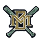 Milwaukee Brewers Crossed Bats Retro Logo Patch