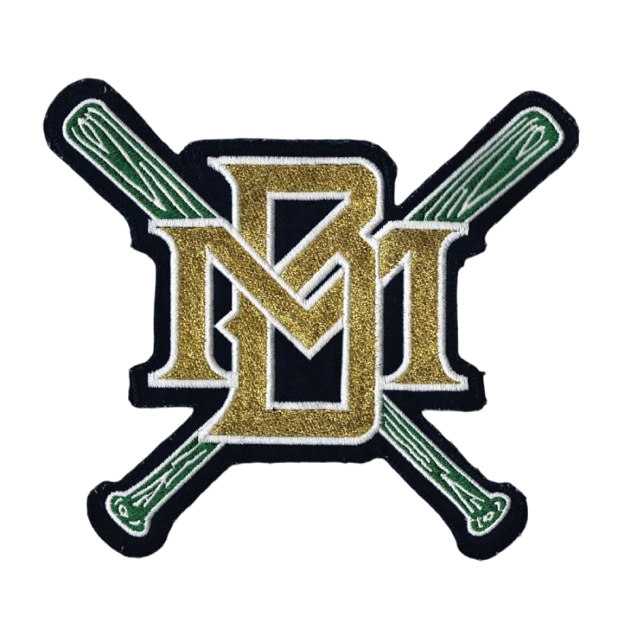 Milwaukee Brewers Crossed Bats logo patch