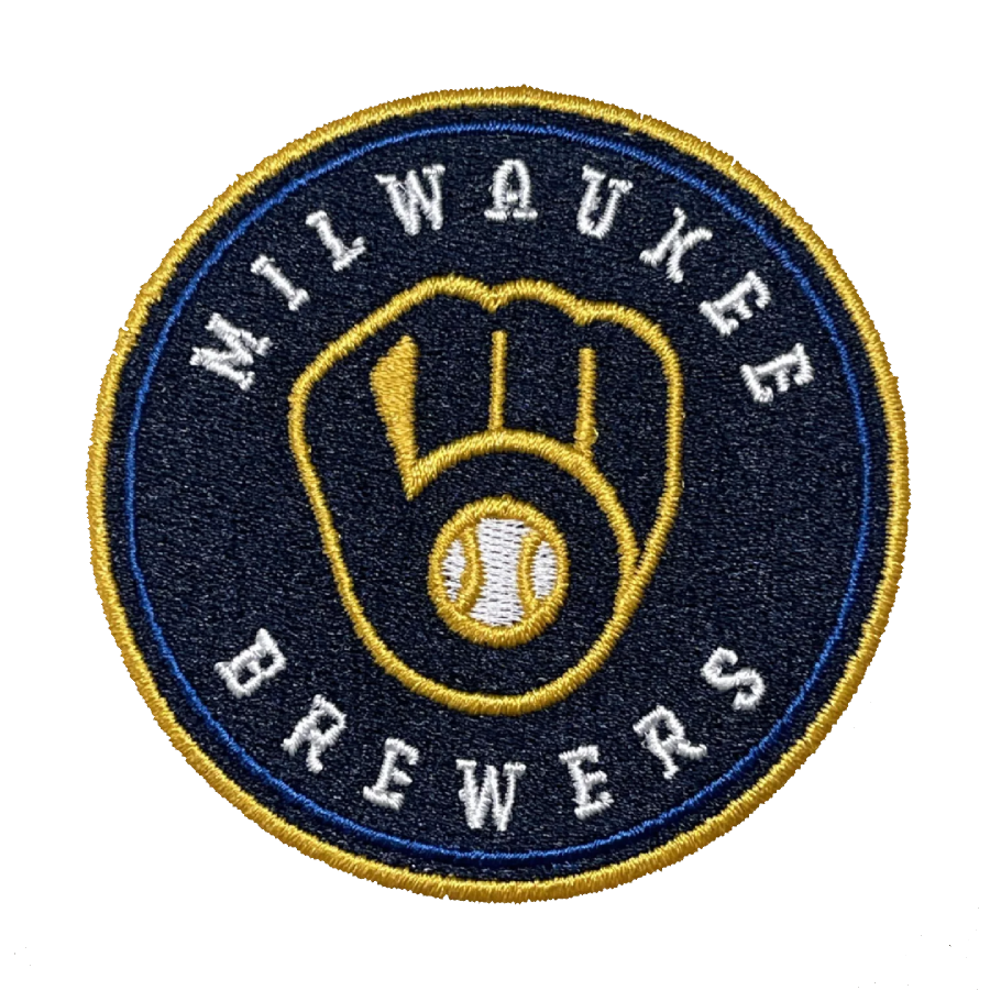Milwaukee Brewers Round Glove Logo Patch