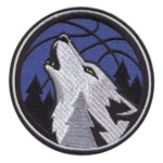 Minnesota Timberwolves Vintage Howling Wolf Logo Patch