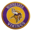 Minnesota Vikings Round Team Logo Patch