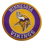 Minnesota Vikings Round Team Logo Patch