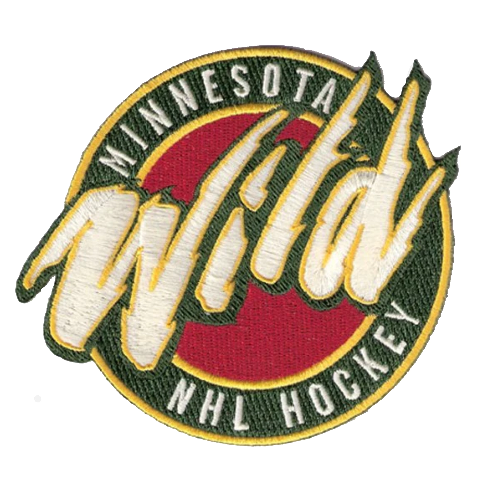 Minnesota Wild Script Round Logo Patch