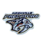Nashville Predators Saber Tooth Tiger Logo With Text Patch