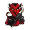 New Jersey Devils Mascot Hockey Player Logo Patch
